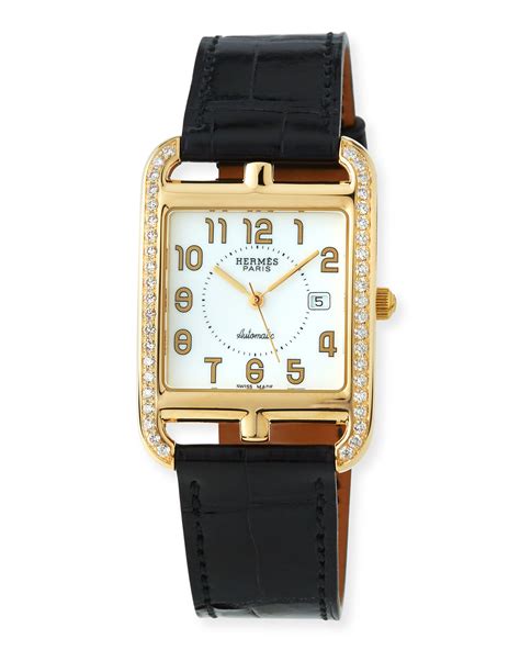 hermes cape cod diamond watch price|Hermes cape cod watch gold.